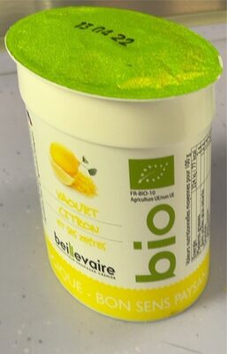 Yaourt citron et ses zestes