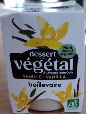 Dessert végétal vanille front packaging