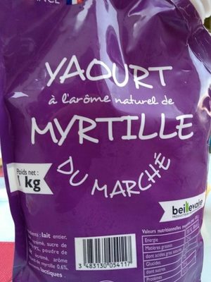 Yaourt à l'arôme naturel de myrtille