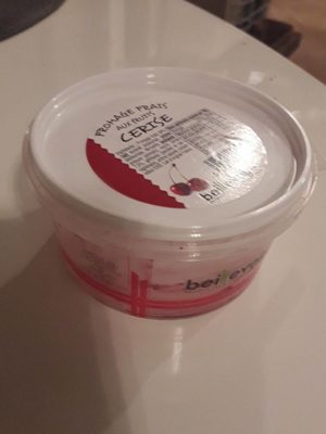 Fromage frais aux fruits cerise