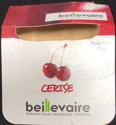 Yaourt cerise front packaging