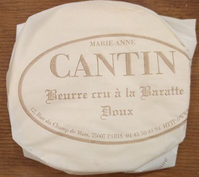 Beurre cru à la baratte, doux