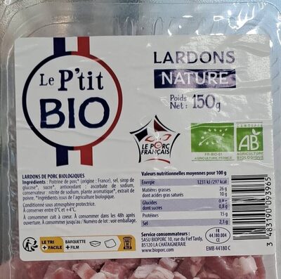 Lardons nature