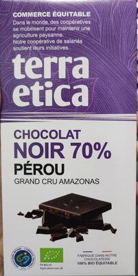 Chocolat noir 70% Pérou Grand cru Piura