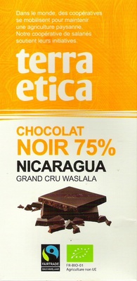 Chocolat noir 75% - Nicaragua grand cru waslala