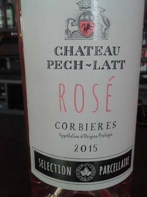 Corbières rosé 2015