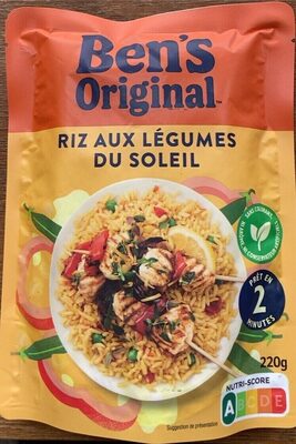 Riz aux Légumes du Soleil front packaging