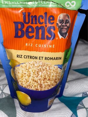 Riz citron et romarin front packaging