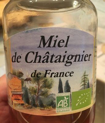 Miel Châtaignier front packaging