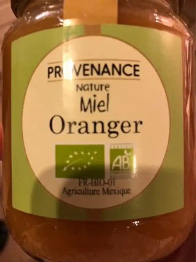 Miel Oranger front packaging