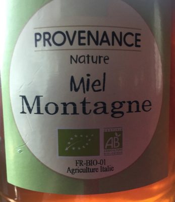 Miel de Montagne front packaging