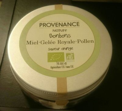 Bonbons miel gelée royale -pollen front packaging