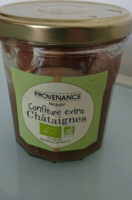 Confiture extra châtaignes front packaging