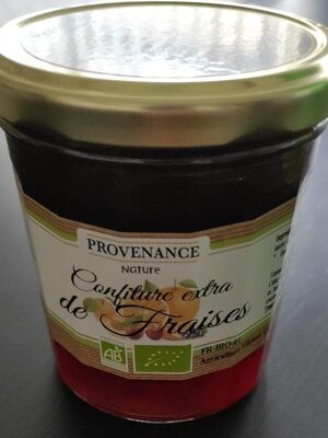 Confiture extra fraises front packaging
