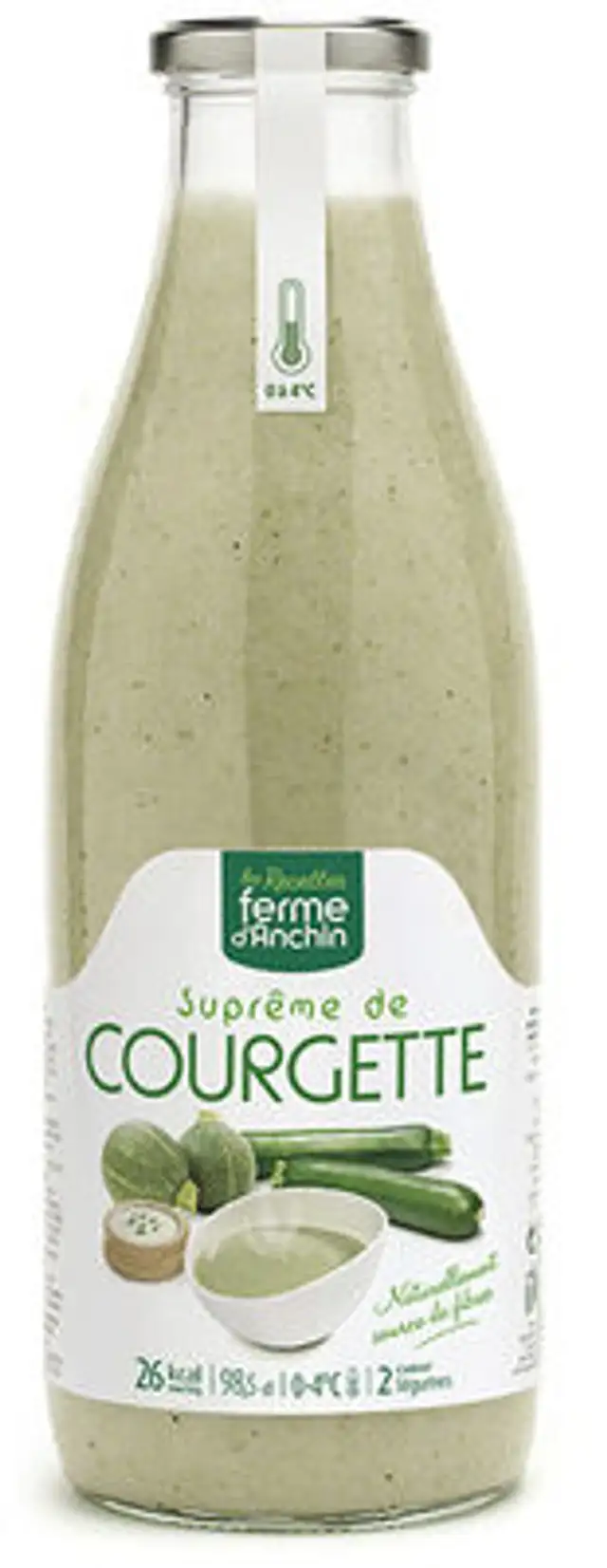 Supreme de courgettes front packaging