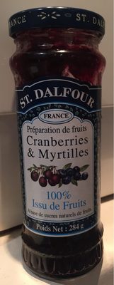 Préparation de fruite Cranberries & Myrtilles