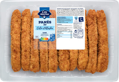 Panés au colin d'Alaska MSC - 1 Kg - Frais