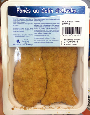 Panés au Colin d'Alaska front packaging