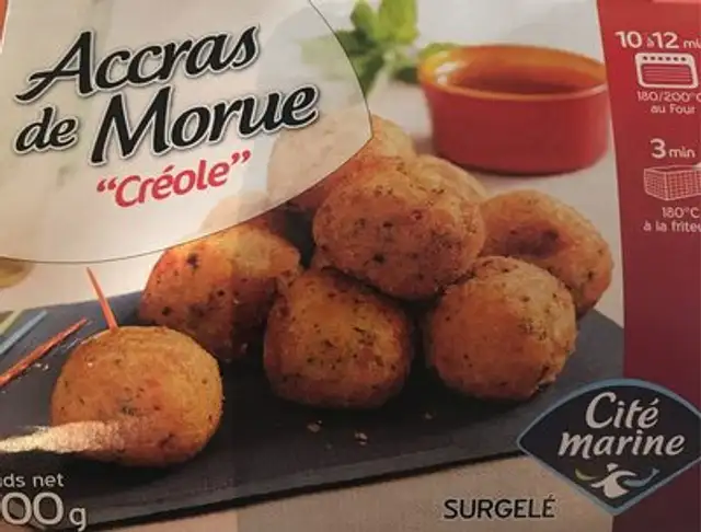 Accras de Morue "créole" front packaging