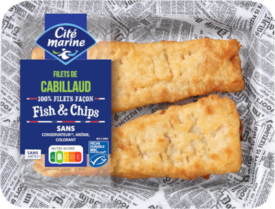 Filets de cabillaud façon Fish&Chips