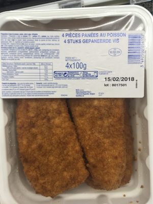 Pieces panes au poisson