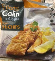 Filet de colin d’alaska facon fish&chip