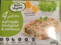 Galettes sarrasin boulgour et poireaux