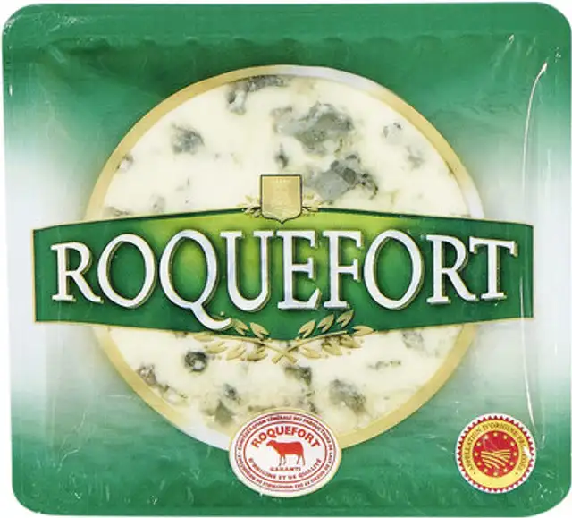 Roquefort (32% MG) front packaging