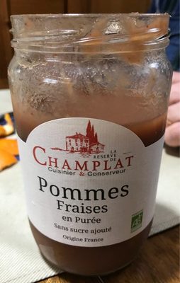 Pommes fraises en purée