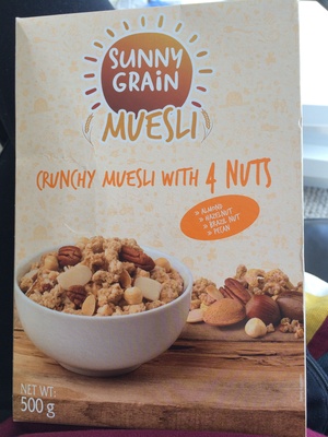 Crunchy muesly with 4 nuts - Céréales