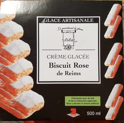Glace Biscuit Rose de Reims