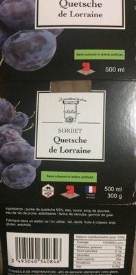 Sorbet Quetsche de Lorraine