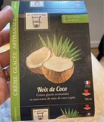 Noix  de coco - Crème glacée aromatisée