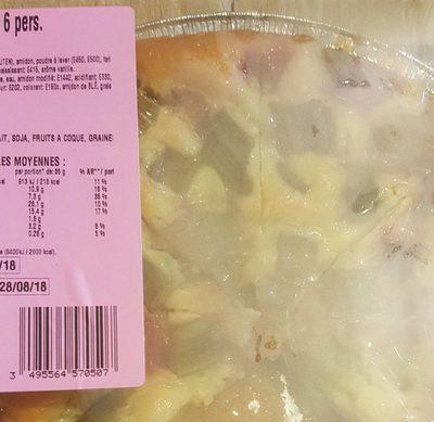 Cake Rhubarbe front packaging