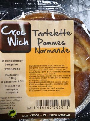Tartelette Pommes Normande