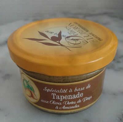 Tapenade aux olives vertes de Pays et amandes