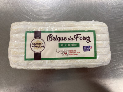 Brique de chèvre du Forez front packaging