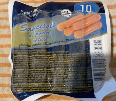 Saucisse poulet nature