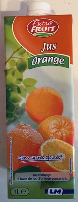 Jus Orange front packaging
