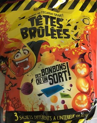 Tête brulée des bonbons ou un sort