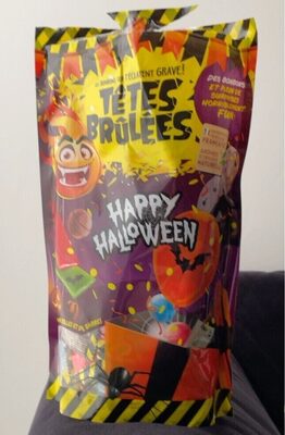 têtes brûlées halloween