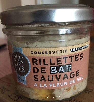Rillettes de bar sauvage a la fleur de sel
