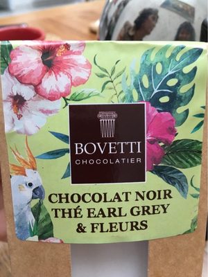 Chocolat noir thé earl grey & fleurs