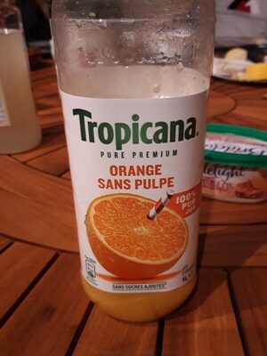 Tropicana Orange sans pulpe (pur jus)