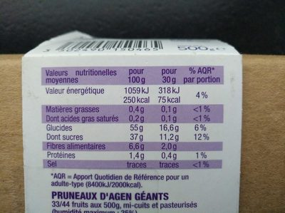 Les Pruneaux d'agen géants
