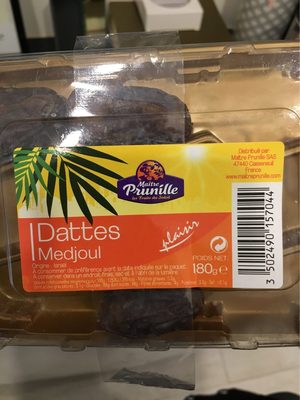 Dattes front packaging