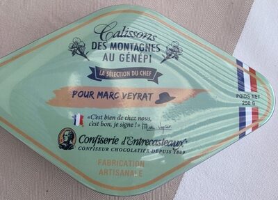 Calissons genepi boite losange