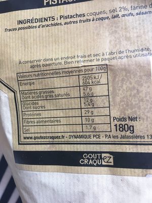 Pistaches - Apéros du Vieux Bistrot