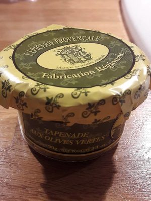 Tapenade aux olives vertes front packaging