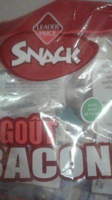 snack goût bacon front packaging